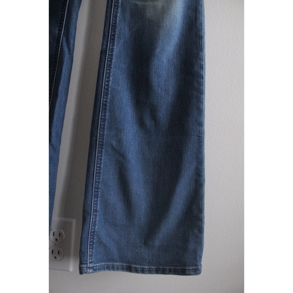 Brand New Athleta Sculptek Flare Jeans In True Blue Size 2 Tall - Picture 6 of 9